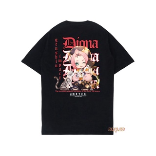 เสื้อยืดผ้าฝ้ายพิมพ์ลายขายดี Diona GAME GENSHIN IMPACT เสื้อยืด สําหรับผู้ชาย ผู้หญิง - UNISEX DRY CO.