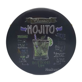 ป้ายสังกะสีวินเทจ How To Make A Classic Mojito, 30 ซม. (ปั๊มนูน)