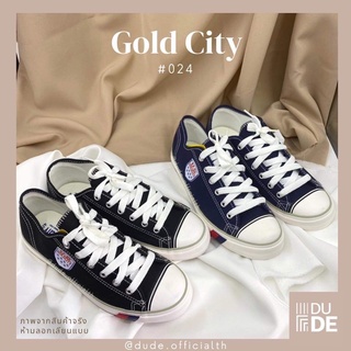 [024] รองเท้าผ้าใบผู้ชาย Goldcity โกลด์ซิตี้ ทรงคลาสสิค ผ้าใบแฟชั่น รองเท้าผ้าใบ (พร้อมส่ง มีปลายทาง)