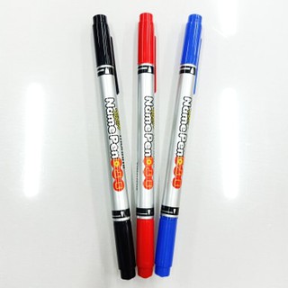 ปากกาเขียนแผ่นซีดี monami TWIN Name Pen