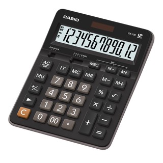 เครื่องคิดเลข สีดำ คาสิโอ GX-12B Casio Black Calculator GX-12B