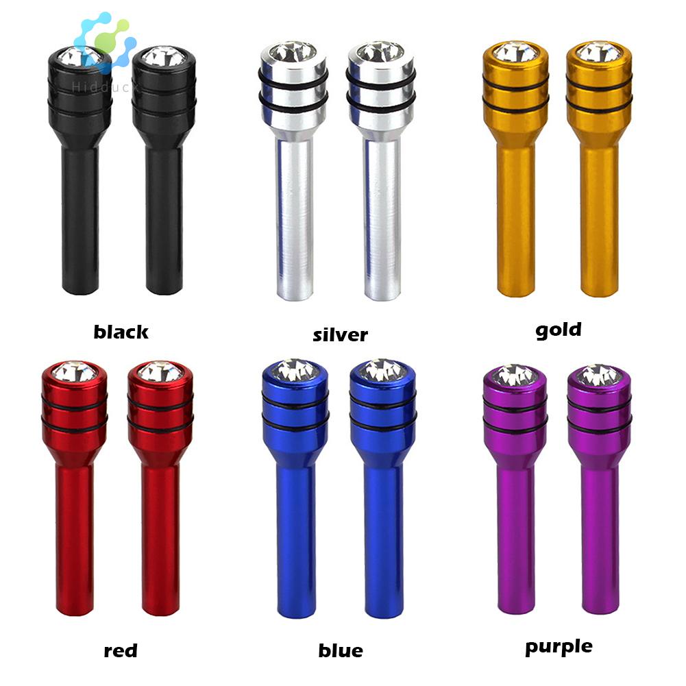 Hidduck Bling ลูกบิดล็อคประตูรถยนต์อลูมิเนียมอัลลอย 2 แพ็ค