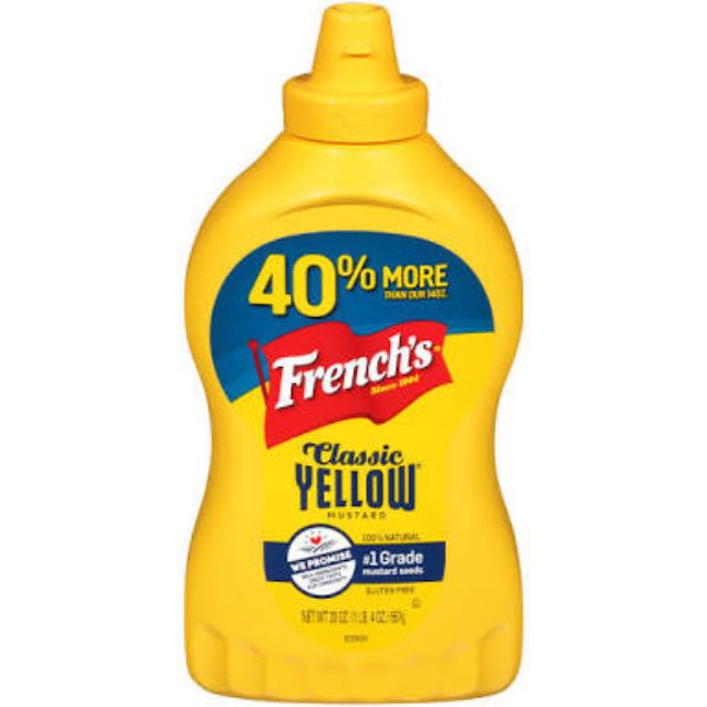 French's Mustard, Classic Yellow, 20 oz (1 lb 4 oz) 567 g