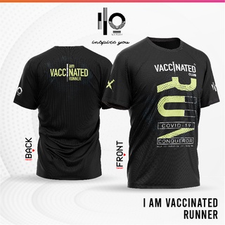 เสื้อวิ่ง I AM VACCINATED RUNNER (สีดำ)