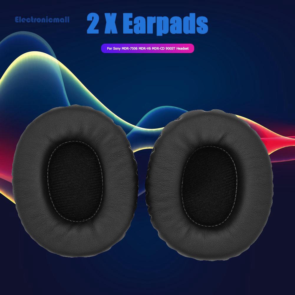 ELE 1 Pair Replacement Ear Pads for Sony MDR7506 MDRV6 MDRCD 900ST