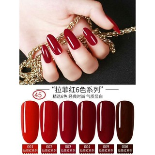 สีเจล Milan ขนาด15ml โทนแดง