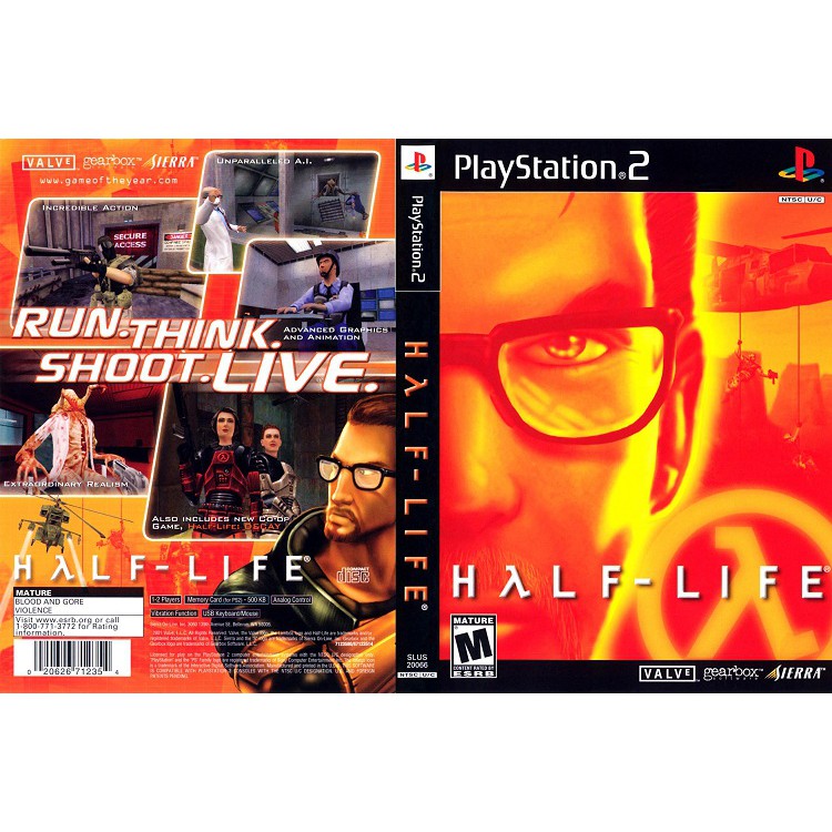 HALF-LIFE [PS2 US : CD 1 Disc]