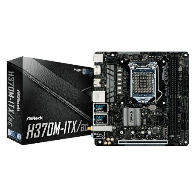 MAINBOARD (เมนบอร์ด) 1151 ASROCK H370M-ITX/AC