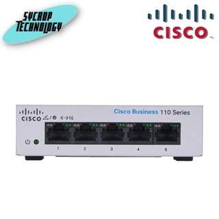 Cisco Business 110-5T-D Unmanaged Switch ประกันศูนย์ เช็คสินค้าก่อนสั่งซื้อ