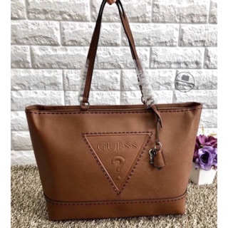 GUESS BALDWINPARK LARGE TOTE BAG สีน้ำตาล ไซต์ L