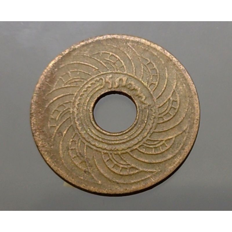 เหรียญสตางค์รู 1 สตางค์ สต. เนื้อทองแดง ร.ศ 127 ผ่านใช้ #ของสะสม #เหรียญ ๑ สต #เหรียญรู #เหรียญโบราณ #สะสม #เงินโบราณ