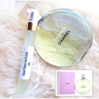 น้ำหอมแท้แบ่งขาย Chanel Chance Eau Fraiche EDT แท้ 100%  น้ำหอมกลิ่นหอมสดใสจากน้ำประกายสีเขียวมรกตฉุ่มฉ่ำ