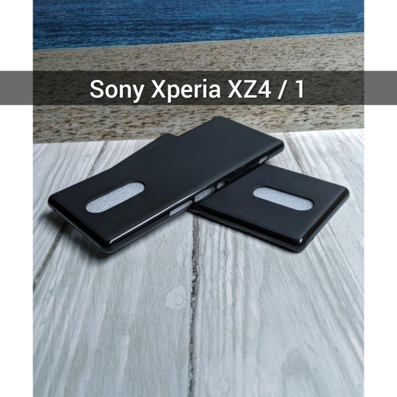 Sony Xperia 1 / XZ4 Soft Case Black matte Sony XZ4 J8110, J8170, J9110, J9150, SOV40, SO-03L