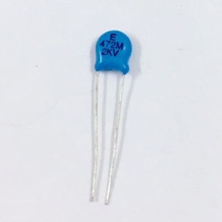 5ชิ้น ตัวเก็บประจุ 2KV 4700PF 2000V 472M 0.0047UF 4.7NF ขาห่าง5mm. เซรามิกcapacitor อะไหล่อิเล็กทรอนิกส์ คุณภาพเต็ม100%