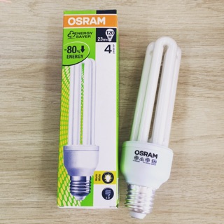 หลอดไฟ หลอดตะเกียบ OSRAM 23W แสงเหลือง warm white