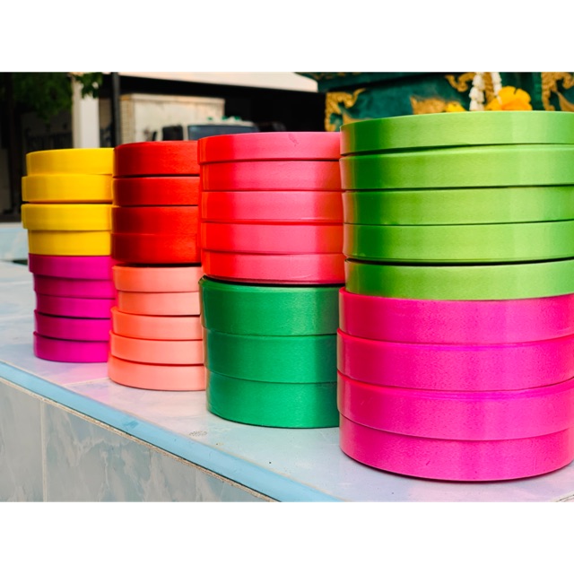 ริบบิ้น ราคาโรงงาน สีสด มันเงา