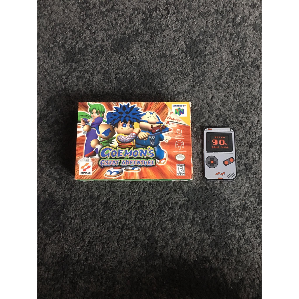 Konami Cartridge N64 Goemon's Great Adventure Boxset  / USA