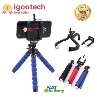 igootech ขาตั้งกล้อง ขาตั้งมือถือ หนวดปลาหมึก Gorillapod Flexible Tripod Octopus tripod (Size S)