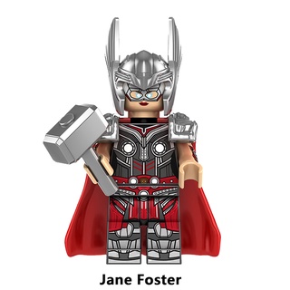 ฟิกเกอร์ Jane Foster Minifigures Superheroes Thor Love and Thunder ของเล่นสําหรับเด็ก