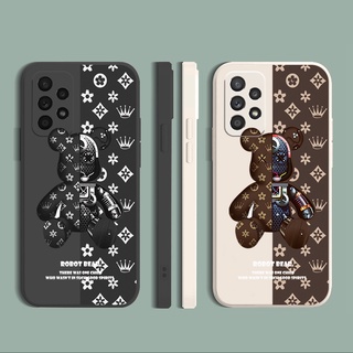 เคสโทรศัพท์มือถือ ลายหุ่นยนต์หมี LV สําหรับ Samsung Galaxy A32 A52 A72 A42 A30 A20 A71 A31 A12 M12 A11 A51 A50 A02S A30S