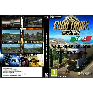 แผ่นเกมส์ PC Euro Truck Simulator 2 (2DVD)