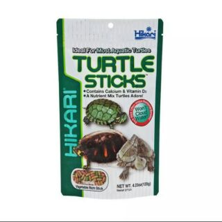 Hikari Turtle Sticks อาหารเต่าชนิดลอยน้ำสูตรสำหรับ เต่าน้ำทุกชนิด (120 กรัม)