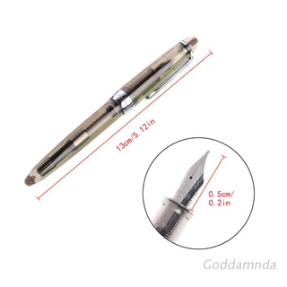 GODD  JINHAO 992 Transparent Fountain Pen 0.5mm Stationery Supplies Writing Tools Gift