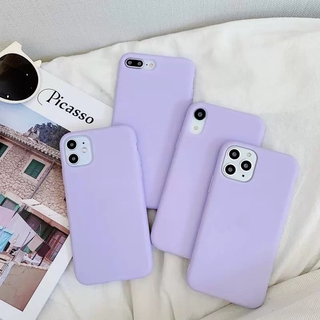 เคสโทรศัพท์ซิลิโคนสีม่วงสําหรับ Xiaomi Redmi Note 8 Pro 9 C Note9S 9A 9 S2 Note9 8 A 7A 5A