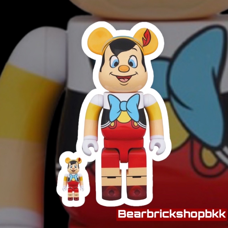 bearbrick Pinocchio 400% 100% ของแท้