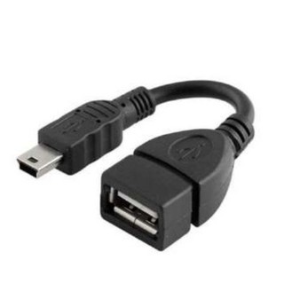 Di shop 14m Mini USB B Male to USB 2.0 A Female Host OTG Adapter Extension Cable