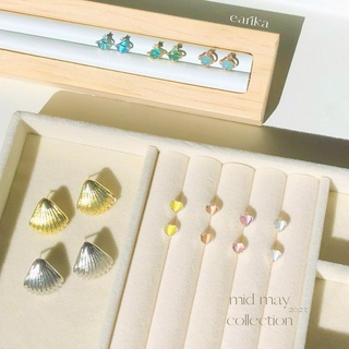 earika.earrings - ต่างหูเงินแท้ S92.5 (เจาะ) เหมาะสำหรับคนแพ้ง่าย - คอลเลคชั่นกลางเดือนพฤษภาคม 2023 (1)