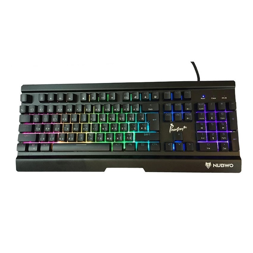 NUBWO NK-55 Phantom Plus Gaming Keyboard Semi Mechanical Blue Switch คีย์บอร์ดเกมมิ่ง