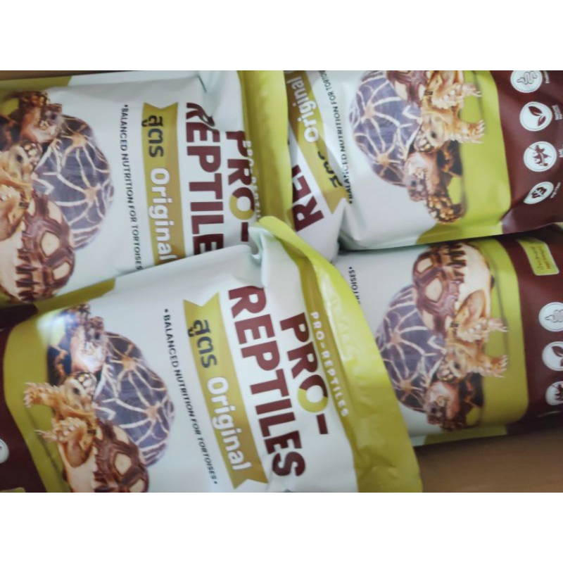 [ใหม่พร้อมส่ง] Pro-Reptiles​ อาหารเต่าบก สูตร Original 500 กรัม, 1 กิโลกรัม มีของแถมทุกออเดอร์ เก็บโค้ดส่วนลด รูปที่ 4