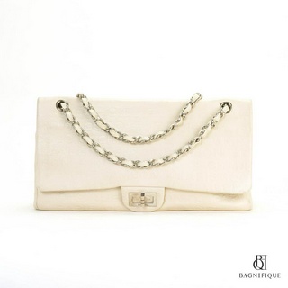 CHANEL REISSUE 14 WHITE REMITA CALF SHW