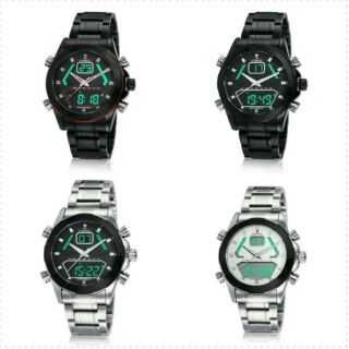 📌Naviforce !!!- ขนาด 4.4 cm- สายเลทรมดำ สายเลทเงิน- 2 ระบบ (Digital,Analog)- กันน้ำ 100%