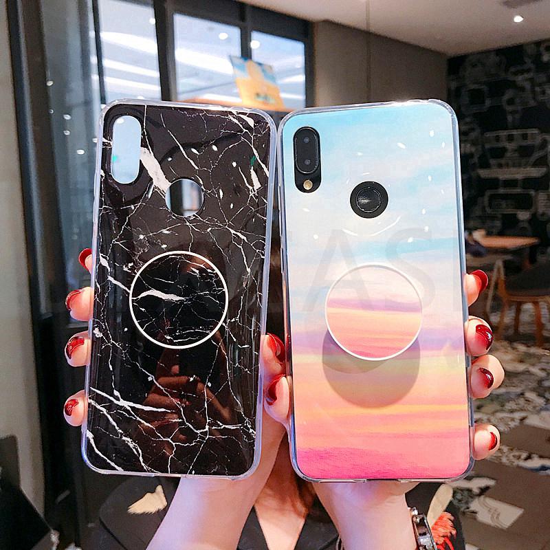 เคสโทรศัพท์มือถือลายการ์ตูนสําหรับ Xiaomi Mi 9 Lite Mi 8 Lite Redmi 6 Redmi Note 7 Pro Redmi Note 6 Proเคสลายหินอ่อน