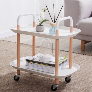 Helper Homemall รถเข็นเหล็กคาร์บอน สไตล์นอร์ดิก สําหรับจัดเก็บของ