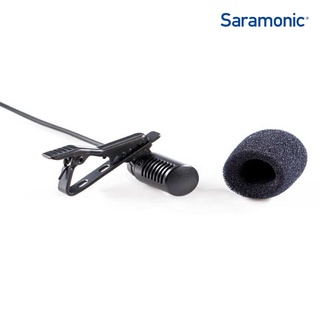 Saramonic SR-XMS2 ไมโครโฟนแบบสายหนีบปกเสื้อ รับเสียง Stereo ในตัว ความยาว 6 เมตร สำหรับ กล้อง,อุปกรณ์บันทึกเสียง