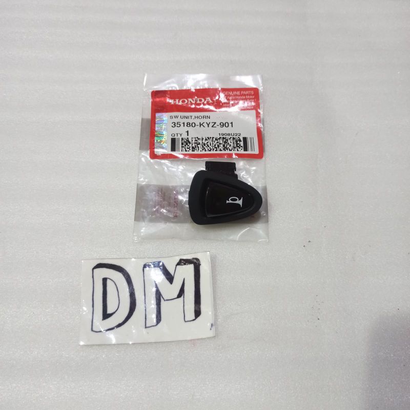 TOMBOL Switch unit แตรปุ่มแตร Vario 125 Supra X 125 หางใน 35180-KYZ-901 แท้ Honda HGP AHM
