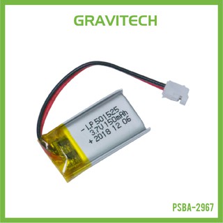 [Gravitechthai]Lithium Ion Polymer Battery LiPo 150mAh 3.7V - 501525