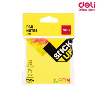 Deli A02602 Index Sticker กระดาษโน๊ตกาว (แพ็ค 1 ชิ้น) กระดาษโน๊ต อุปกรณ์สำนักงาน เครื่องเขียน โพสท์อิท กระดาษกาว กระดาษโพสท์อิท