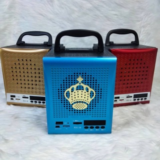ลำโพง USB ตู้ไม้ปิดผนึกมีหูหิ้ว รุ่น RX - i8 , RX - i9