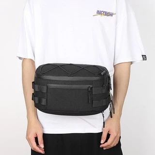 Ozuko กระเป๋าคาดเอวแฟชั่นกันน้ําสําหรับวัยรุ่น Molle Fanny Pack
