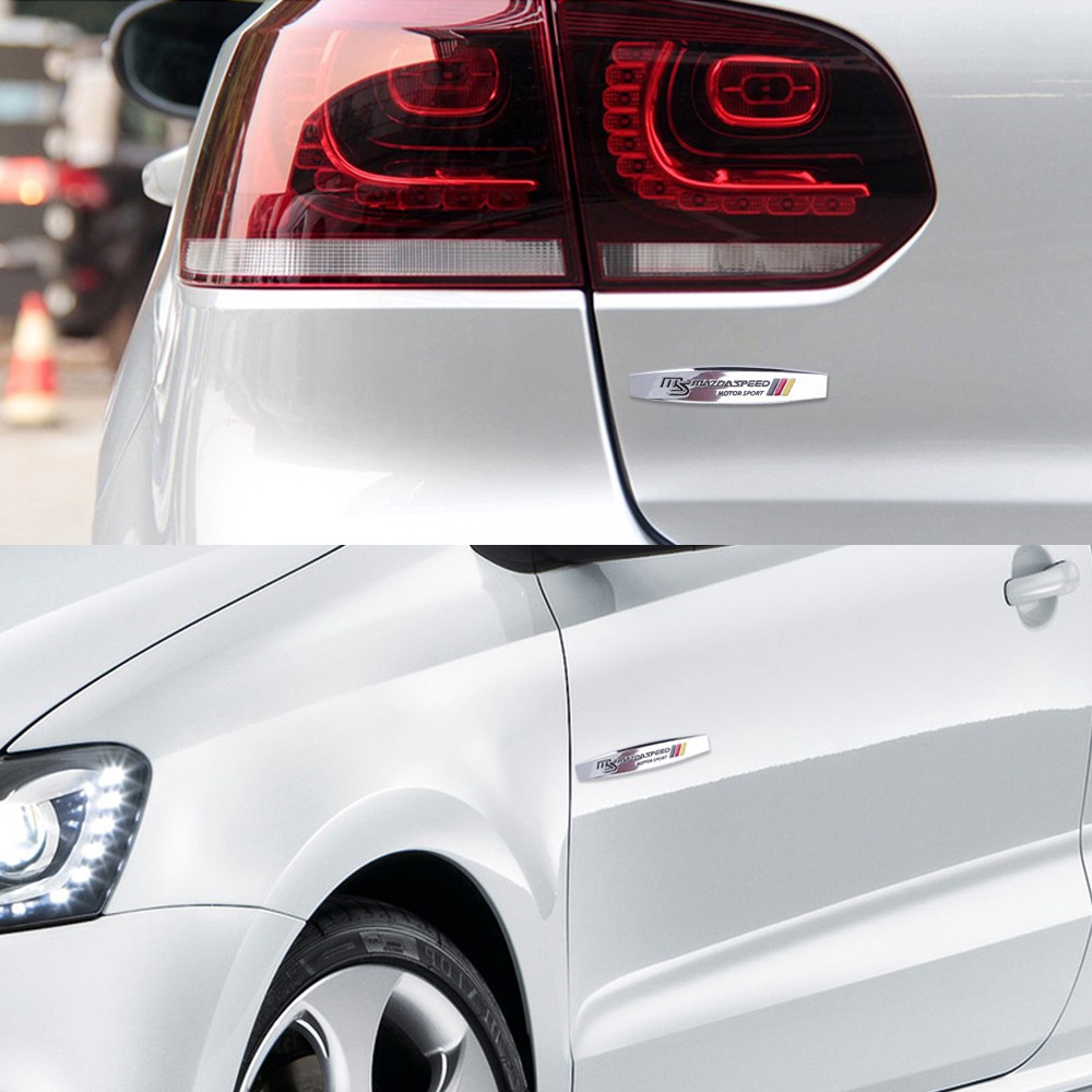 สติ๊กเกอร์โลหะติดด้านหลังรถยนต์สำหรับ Mazda R 7 MX 3 MX 5 - รูปที่ 7