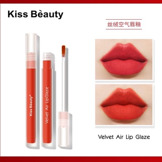 Kissbeauty ลิปสติกลิปกลอสเนื้อแมทกํามะหยี่ติดทนนานกันน้ํา