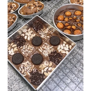 บราวนี่ดาร์กช็อคโกแลต ขนาด 2 ปอนด์ ยกถาด🍫ขนาดใหญ่