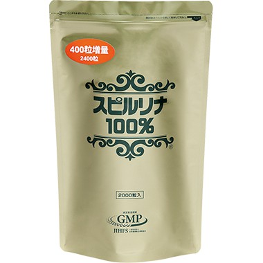 แบบถุงเติม 2,400 เม็ด สาหร่ายสไปรูลิน่า ( Spirulina ) หรือ สาหร่ายเกลียวทองญี่ปุ่น ( Japan Algae )