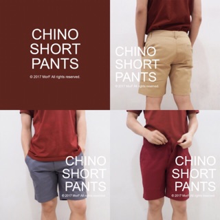 กางเกง chino ขาสั้น Basic Shorts