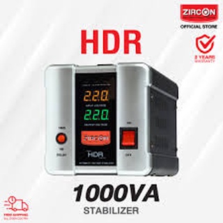 Zircon Stabilizer HDR_1000VA/800W Model : STABILIZERHDR_1000VA/800W