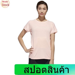 Adidasเสื้อยืดลำลอง Adidas Womens Tennis T-Shirt Heat.rdy AdidasPopular T-shirts